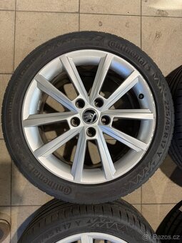 Alu kola TERON R17 5x112 ET49 + letní pneu 225/45 R17 - 5