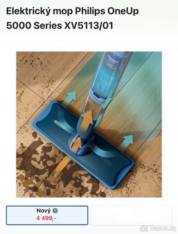 Elektrický mop Philips OneUp ,, NOVÝ/ ZABALENÝ “ - 5