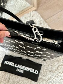 VELKÁ ČERNÁ KABELKA KARL LAGERFELD - 5