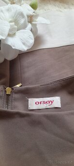 Orsay áčkové mocha krátké šaty - 5