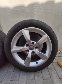 Prodám sadu kol Audi 7,5 jx16 h2 et37 - 5