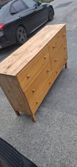 Dřevěná komoda IKEA Tarva - 5