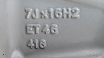 ALU SADA ŠKODA FABIA, RAPID, SCALA 16" + LETNÍ PNEU - 5