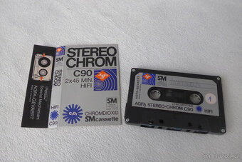 AudioKazety AGFA StereoChrom 3ks MC - 5