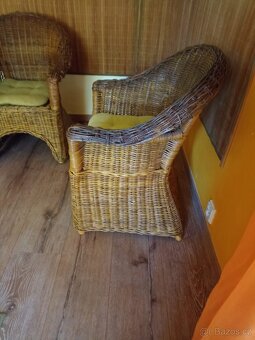 Proutěná křesla 2x - 5