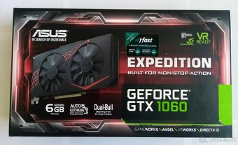 ASUS NVIDIA GeForce GTX1060 6GB - 5