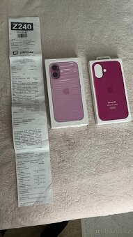 Apple iPhone 16 128GB Pink,TOP stav,záruka 24měs,+ pouzdro - 5