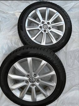 Alu Vw Passat B8 5/112 r17 + 215/55 r17 zimní - 5