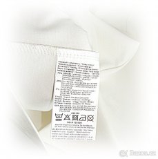 Nové smetanové šaty s krajkou - velká sleva - 5