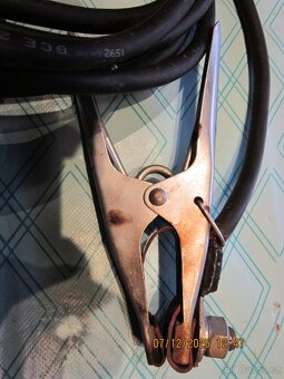 svařovací kabely 25mm2 včetně kleští - 5