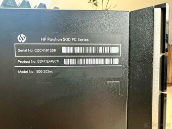 Prodám PC zn. HP Pavilion, rychlý, HDD 1TB+SSD120GB - 5