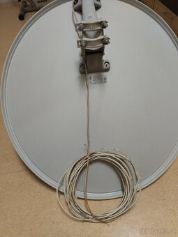 KVALITNÍ PAROBOLU 80 CM, KONVERTOR, KOAXIÁL - 5