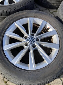Sada alu kol 5x112 z VW, pneu letní 235/55/17 - 5