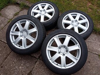 Zimní alu kola 17ky 5x114.3 pneu 90% RENAULT MAZDA DACIA - 5