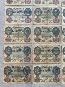 Německo 20 Mark Reichsbanknote - 5