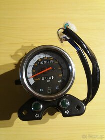 Moto tachometr univerzální mechanický, 0 - 160 km/h - 5
