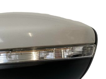 Levé zpětné zrcátko bílá barva LB9A VW Passat B7 r.v. 2013 - 5