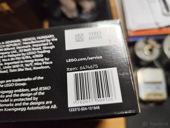 C41 Lego 42184 Bílé hyperauto Koenigsegg Jesko - 5