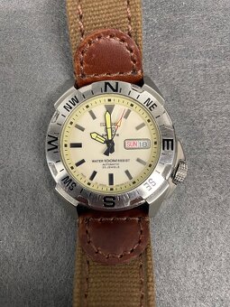 Sharp Seiko 7S36-02P0 Kompas luneta Automatické hodinky - 5