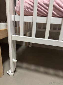 Bílá postýlka top stav - 5