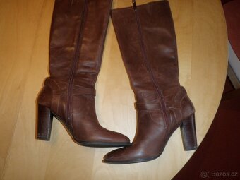 kožené kozačky zn. Tommy Hilfiger - vel. 38 - 5