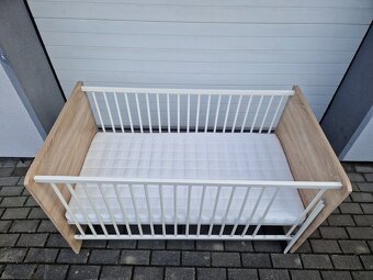 Dětská postýlka + kokosová madrace.  Postel - dětský pokoj - 5