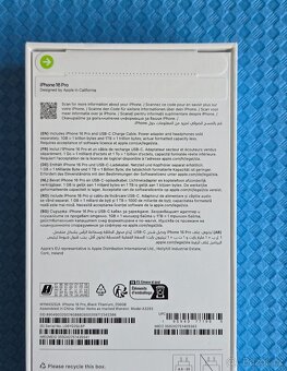 iPhone 16 Pro 256GB černý NOVÝ NEROZBALENÝ - 5