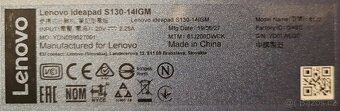 Notebook Lenovo Idealpad S130-14IGM - 5