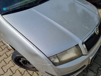 Škoda Fabia I facelift přední nárazník / kapota stříbrný - 5
