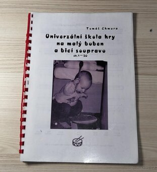 Prodám dětskou bicí soupravu, noty a příslušenství - 5