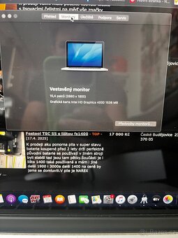 MacBook Pro 15 retina i7 256gb 8gb + Apple mouse2+nová nabij - 5