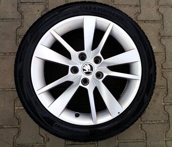 Alu kola originál Škoda Octavia III 5x112 R17 Trius - 5