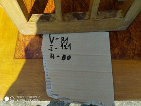 STARÝ STŮL A ŽIDLE. - 5