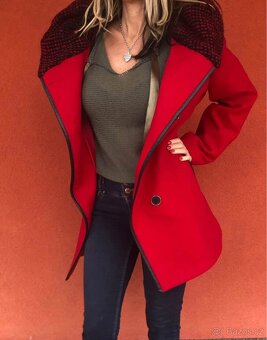 Kvalitní vlněný kabát - L/XL - 5