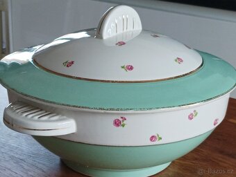 VELKÁ PORCELÁNOVÁ TERINA HÁZENKA FRANCIE - 5