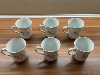 6 kusů retro hrnků Czechoslovakia - 5