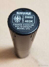 Vysielač handka mikrofón SHURE UT2 - 5