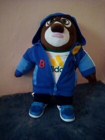 Plyšový medvěd ve zn.oblečení ADIDAS vel. 3-6 měsíců - 5
