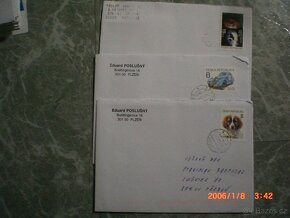 známky 3.obálky +bankovky - 5