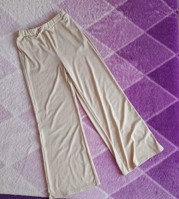 Světle béžové kalhoty vel. 164 - 170 - 5