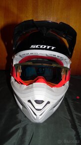 motokrossová helma SCOTT 350PRO vel.S+ brýle SCOTT - 5