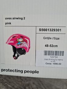 Dívčí lyžařská helma Uvex, vel. 48-52 - 5
