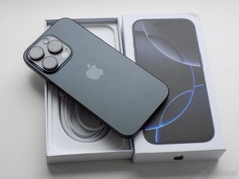 APPLE iPhone 16 Pro 256GB Černý Titan - ZÁRUKA -TOP-100%BAT. - 5