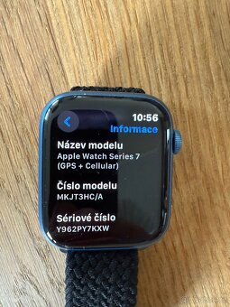 Apple Watch Series 7 GPS + Cellular Modré - 5