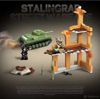 Rôzne sety vojakov 5 + doplnky - typ lego - nové - 5