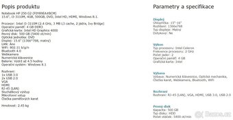 Notebook HP 250 G2 (F0Y89EA) - 5