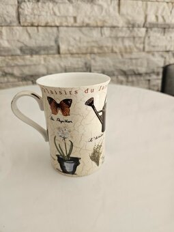 Levandule ubrus polštářky,SMEG kávovar,hrneček, - 5