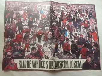 Vzácné Sběratelské Plakáty - Občanské Fórum - VÁCLAV HAVEL - 5