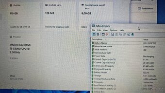 Dell Latitude E7250, i5, 8GB RAM, SSD 128GB, nová bat - 5