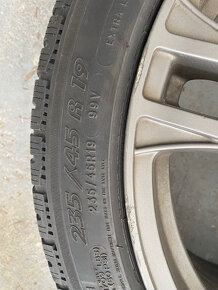 zimní kompletní kola audi A7 R19 - 5